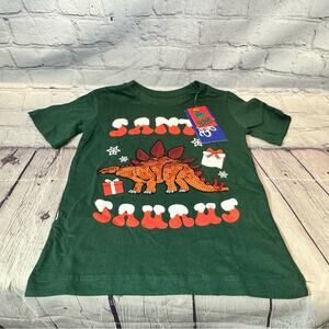 Eighty Eight Brand Santa Saurus Dinosaur Sequin Shirt